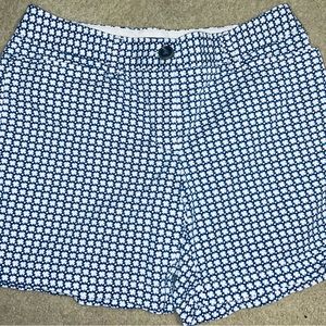 Lands End geometric shorts